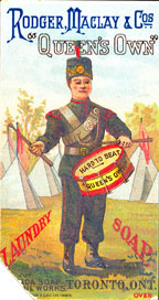 an old advertisement for soap